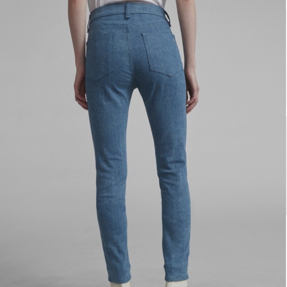 rag&bone High Rise Skinny Jeans Double Blues 6/28 - Picture 4 of 7